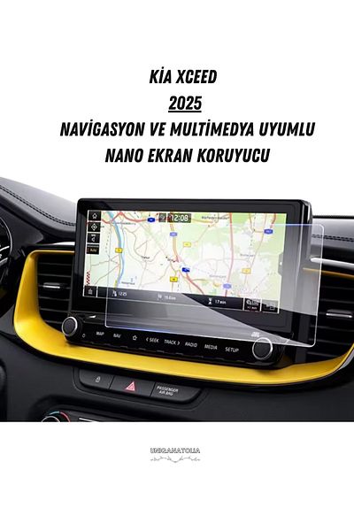 UniqAnatolia Kia Xceed 2025 Navigation and Multimedia Compatible Nano Screen Protector