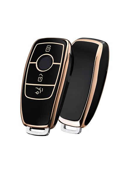 OEM Car Key Cover, Soft TPU, Full Protection, Compatible with Mercedes Benz A C E Class A200L C260L