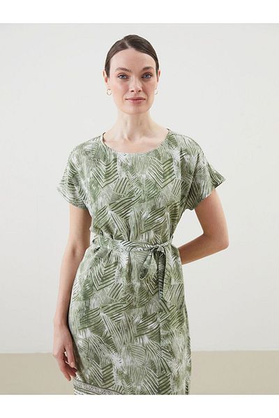 LC Waikiki Mini rochie LCW Grace pentru femei cu decolteu rotund
