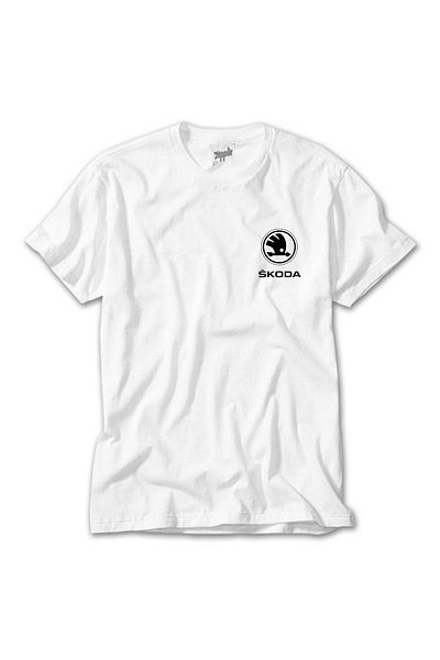 Z zepplin Tricou alb cu logo Skoda