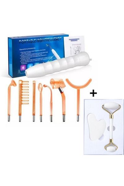 Damar 7IN1 Beauty Device, Massage Roller, Electroderm, High-Frequency Treatment