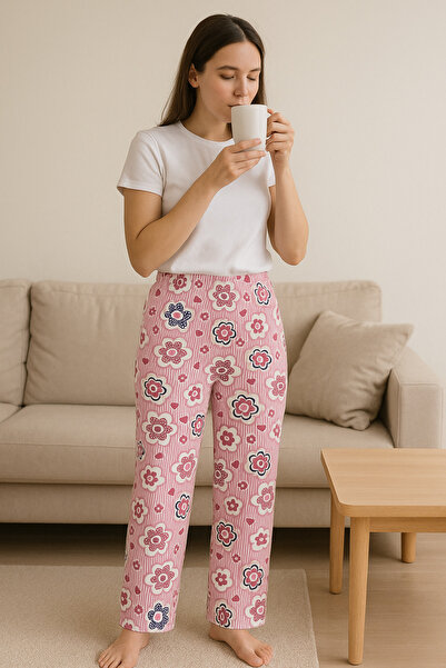 Black Arden Socks Kadın pamuklu Yazlık Pijama Rahat Kalıp Yumuşak Kumaş