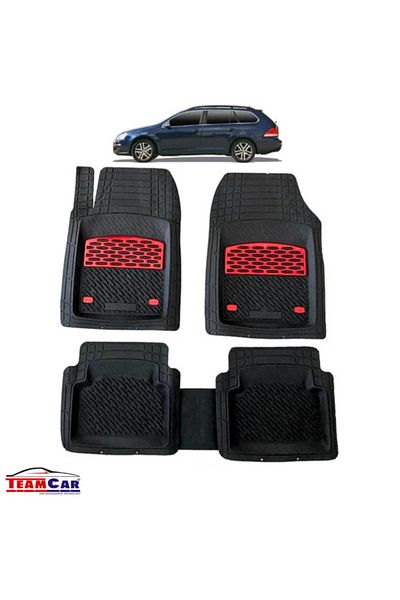 TEAMCAR ® Car Mats Tray Type Volkswagen Golf 5 Variant (2003–2009)