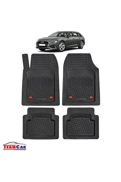 TEAMCAR Covorașe auto tip tavă compatibile cu Audi A6 C8 Avant, Estate (2018–2025)