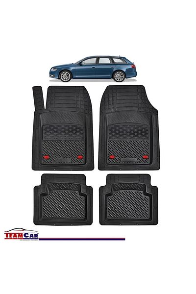 TEAMCAR ® Car Mats Tray Type Compatible With Audi A6 C6 Avant, Estate (2005–2011)