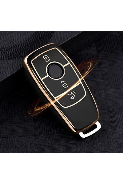 OEM Car Key Cover, Soft TPU, Full Protection, Compatible with Mercedes Benz A C E Class A200L C260L