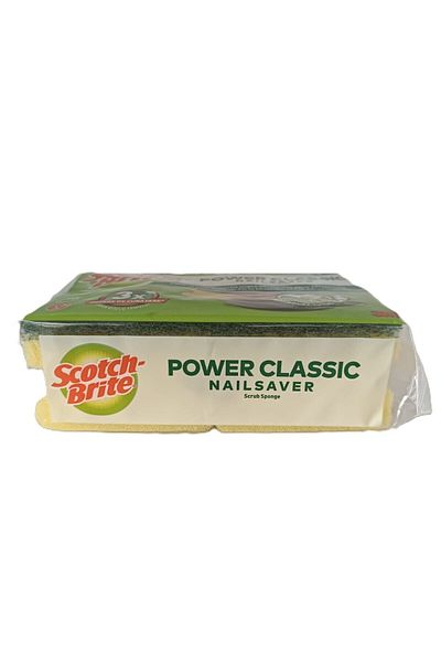 Scotch Brite Power Classic 2-Piece Sponge / Corrugated