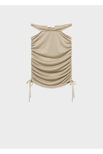 MANGO Woman Lureks Pileli Cut Out Detaylı Etek
