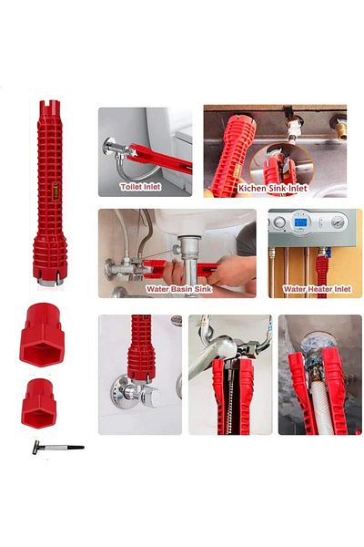 OEM Set chei pentru robinet, instalator, roșu