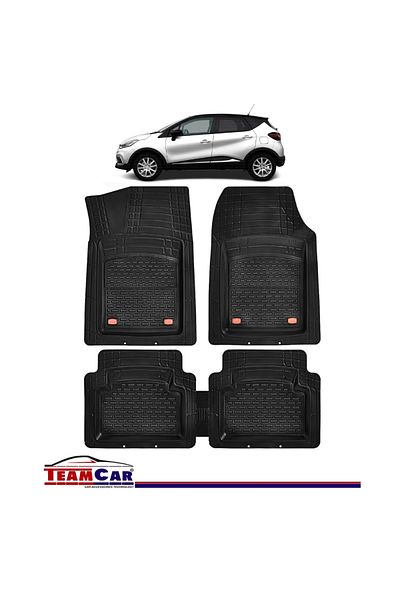 TEAMCAR Covorașe auto tip tavă compatibile cu Renault Captur I (2013–2019) - SUV