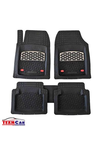 TEAMCAR ® Safir Universal Car Mats, Tray Type, Depth 3 cm, Compatible Hatchback, Sedan, SUV
