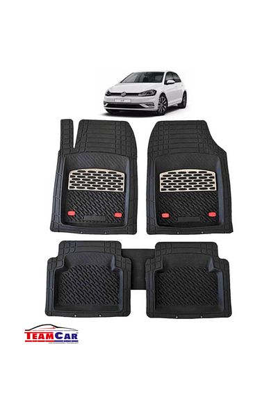 TEAMCAR ® Car Mats Tray Type Volkswagen Golf 7 Hatchback 5 Doors (2012–2020)