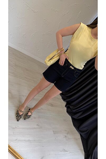 elif teke Lacivert Şehir Boy Şort Lacivert