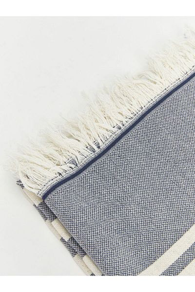 LC Waikiki LCW ACCESSORIES Ανδρική πετσέτα παραλίας με ρίγες 70x150 cm