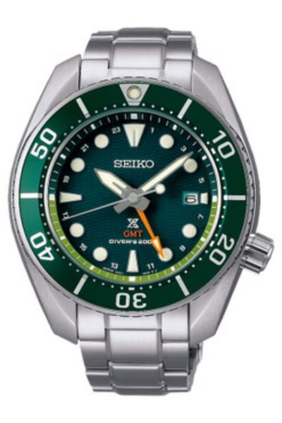 Seiko Prospex Sea Sumo Solar GMT Green SFK003 | SBPK001