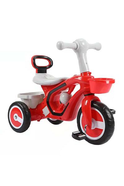 Picodino 3 in 1 Children's Tricycle, Foldable Aluminum, Multifunctional, Red