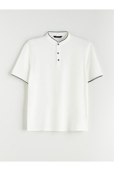 LC Waikiki Ανδρικό μπλουζάκι SOUTHBLUE Judge Collar Pique