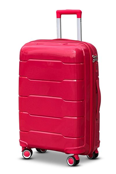 ZAAPPY Lightweight Pp 24 Inch [20-25kg] Spinner Wheel, Hard Shell, Unbreakable Luggage