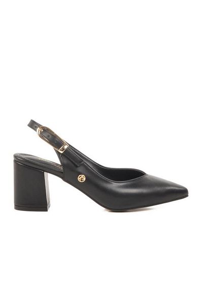 Pierre Cardin 54706 Thick Heeled Women's Shoes