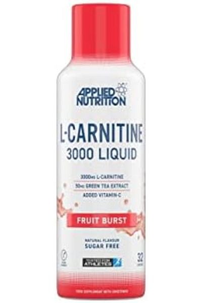 applied nutrition L-Carnitine Liquid 3000 with Green Tea - Fruit Burst Flavor, 495ml