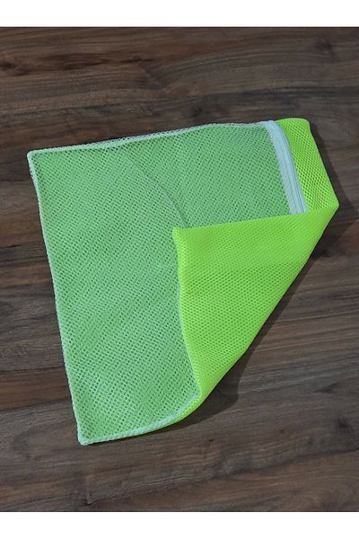 storeks Yellow- Zippered - Delicate Laundry Slippers Shoe Washing Net Large Size (336336)