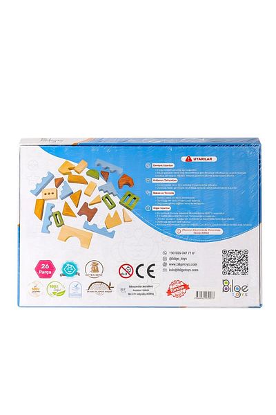 AC BOX Blg-107A Wooden City Block Set