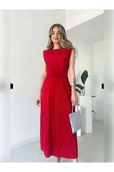 Zoe Zoe Rochie DANIEL plisată cu detaliu în talie