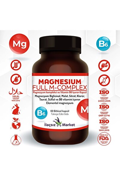 İlaçsız Market Zentravit Magnezyum FULL M-COMPLEX 1 ALANA 1 BEDAVA