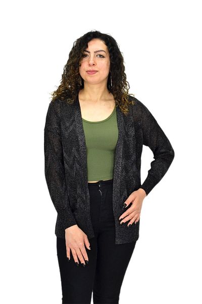 Nazalia Women's Knitwear Glittery Seasonal Cardigan Bgl-St04668
