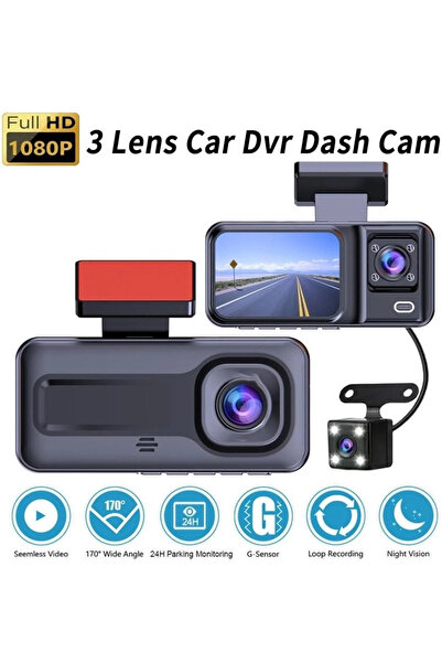 SophosTech ⭐ Wifi 1080p Çift Kameralı Araç Kamerası | Gece Görüşlü, G Sensörlü