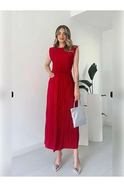 Zoe Zoe Rochie DANIEL plisată cu detaliu în talie