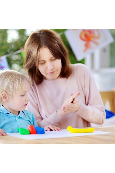 The Moon Brand Dough Creation Ice Cream Table – Playdough for Kids – 6 x 56g