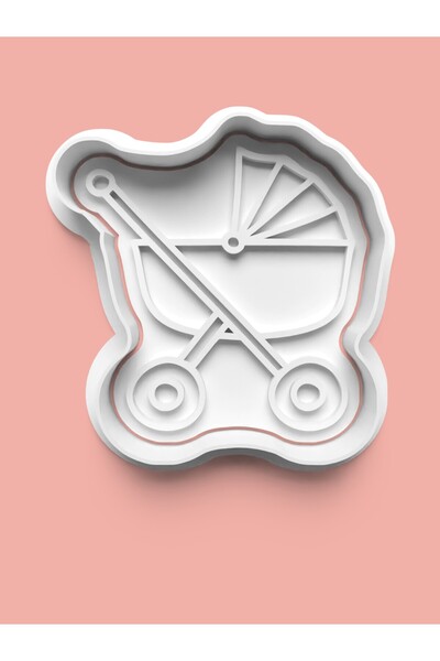 AKTASTORE قالب كوكيز لعربة الأطفال وقالب عجينة السكر