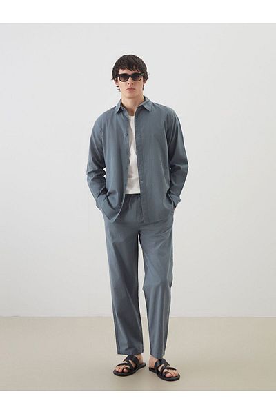 LC Waikiki XSIDE Pantaloni pentru bărbați din amestec de in, cu croiala confortabilă