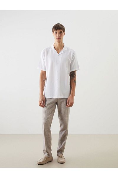 LC Waikiki Southblue Men's Regular Fit Short Sleeve Shirt