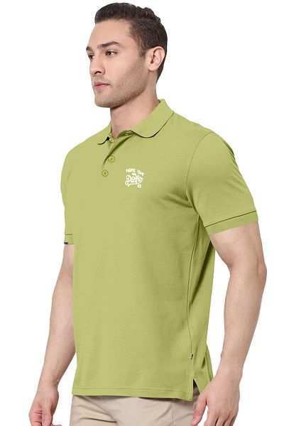 COLOR HUNT 100% Cotton Mens Collar Neck T- Shirt with Treding Prints