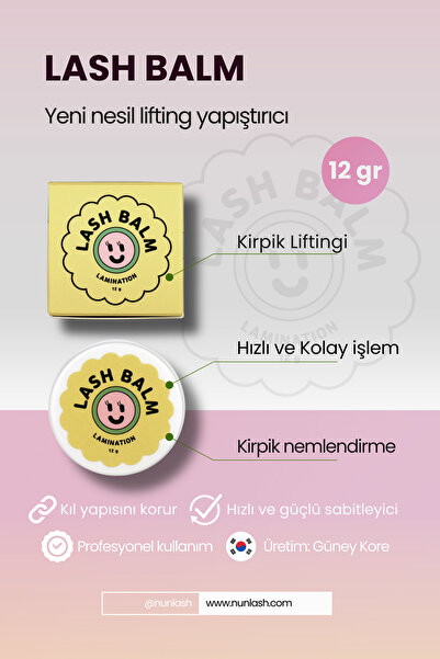 BEAUTY WAVE LASH BALM Kirpik Lifting yapıştırıcısı 12gr