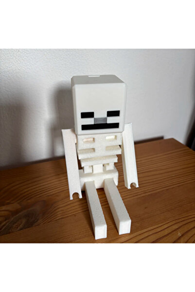 dekuis Minecraft İskelet Eklemli Hareketli Karakter Figür