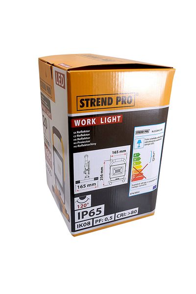 Strend Pro Work Light, Smd Led, With Stand, 20 W, 1600 Lm, Ip65,