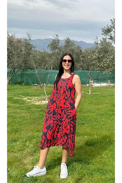 KTY TR Women's rope strap dress
