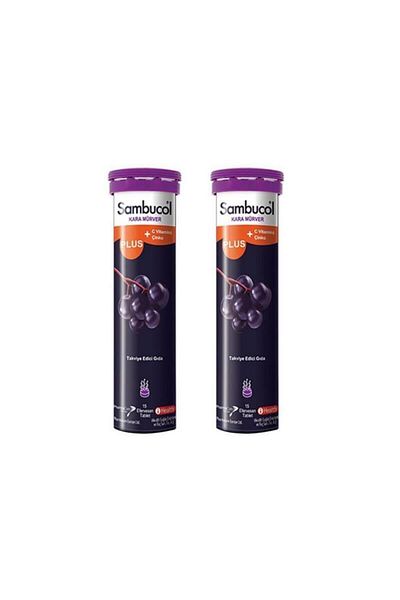 Sambucol Plus 15 Effervescent Tablets 2 Pieces