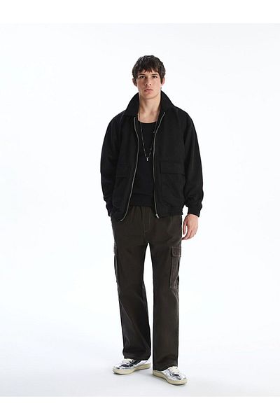 LC Waikiki Xside Comfortable Fit Shirt Collar Suede Men's Coat