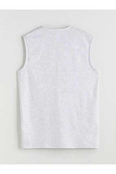 LC Waikiki LCWAIKIKI Klassisches, ärmelloses Herren-T-Shirt mit Rundhalsausschnitt