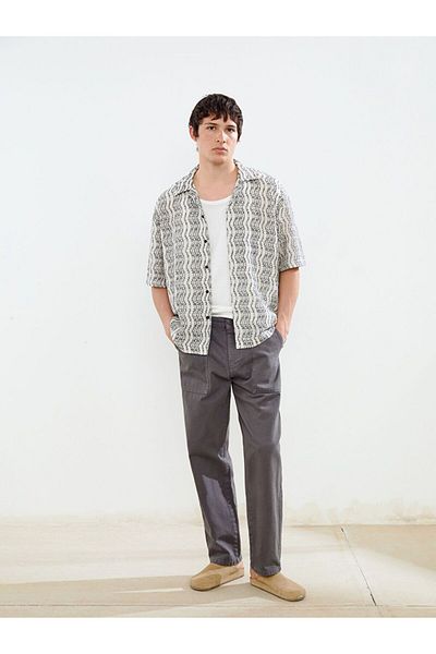 LC Waikiki Xside Men's Regular Fit Short Sleeve Print Shirt