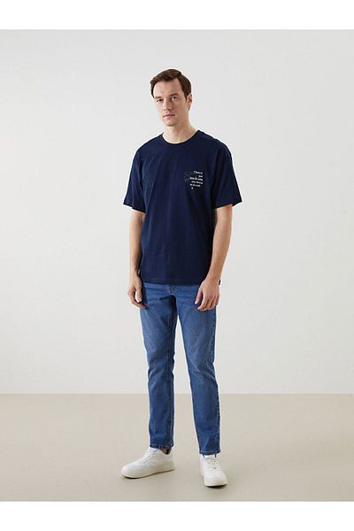 LC Waikiki Tricou pentru bărbați LCW ECO Crew Neck brodat