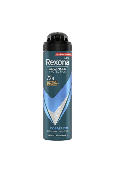 Rexona Deodorant Men Spray Advanced Protection Cobalt Dry 72h, 150 ml