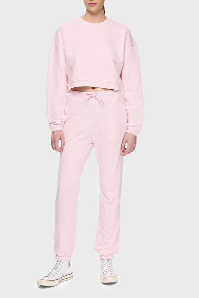 LES BENJAMINS Βαμβακερό παντελόνι με κανονική εφαρμογή και ελαστικό κάτω μέρος στη μέση PANTOLON LBNOOSESSFUSP