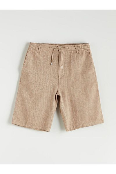 LC Waikiki Lcw Vision Standard Fit Linen Blend Men's Shorts