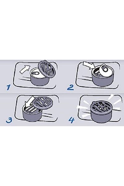 Areon Ken Car Air Freshener Vanilla Tin Top Up Adjustable Vented Lid Multi Pack of 2