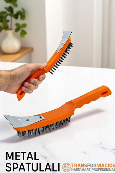 Transformacion Metal Spatula Wire Brush - Scraping Brush 721783